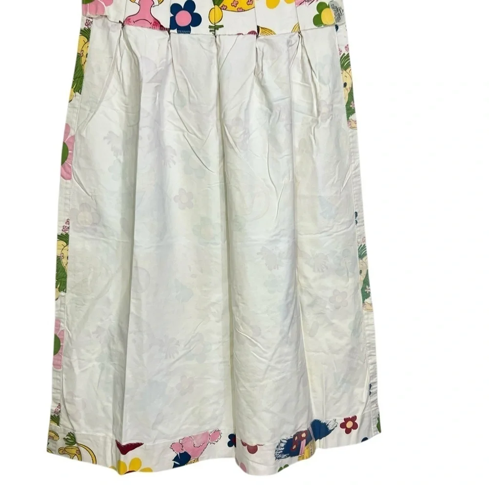 Vintage Flower Power 60s 70s Pippi Longstocking Pair Curtain Panels Sears